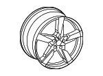 8S0601025CL - : Wheel, Alloy for Audi: TT Quattro, TT RS Quattro, TTS Quattro Image