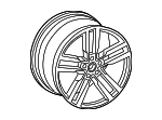8S0601025F - : Wheel, Alloy for Audi: TT Quattro, TTS Quattro Image