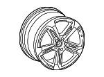 8S0601025N - Suspension: Wheel, Alloy for Audi: TT Quattro, TT RS Quattro, TTS Quattro Image