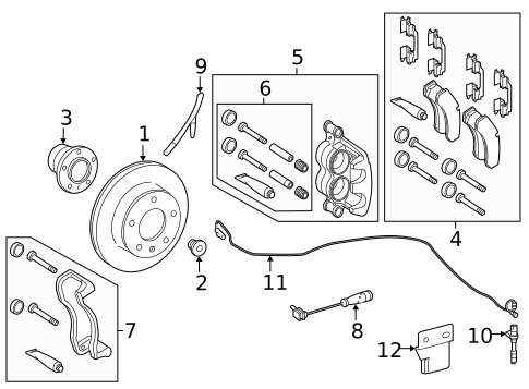 Front Brakes for 2020 Mercedes-Benz Sprinter 2500 #0