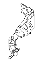 208A21ZZ0A - : Catalytic Converter for Nissan Image