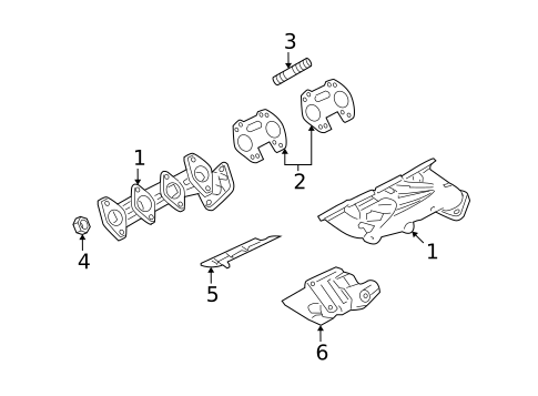 Exhaust Manifold for 2008 Lincoln Navigator #0