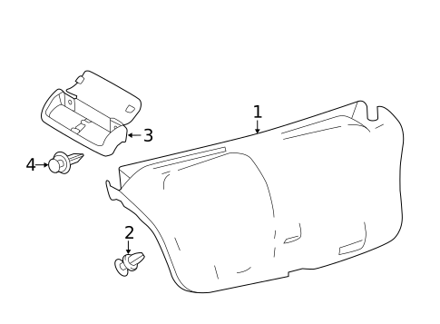 Interior Trim - Trunk for 2016 Toyota Avalon #0