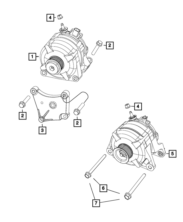 R6029643AB - Electrical: Engine Generator, Remanufactured for Mopar Image
