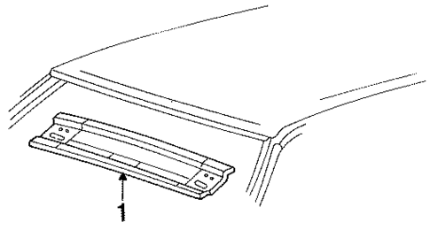 Windshield Header & Components for 1991 Dodge Shadow #0