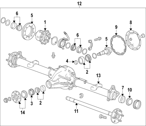 Differential for 2023 Chevrolet Colorado #0