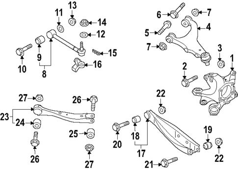 Rear Suspension for 2025 Subaru Forester #1