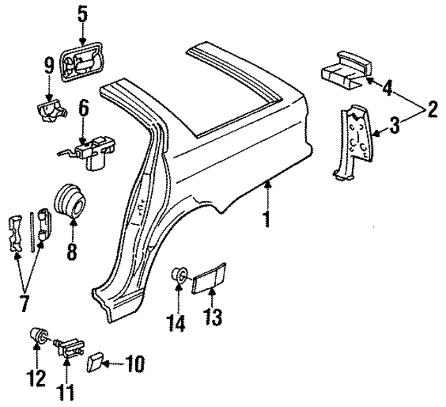 41348149967 - Body: Mount Assembly for BMW Image