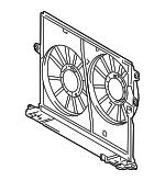 167110H180 - Cooling System: Fan Shroud for Toyota: Corolla, Matrix Image