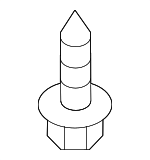 9015960525 - Body: Splash Shield Screw for Toyota: Avalon, Camry, Highlander, Sienna, Venza Image