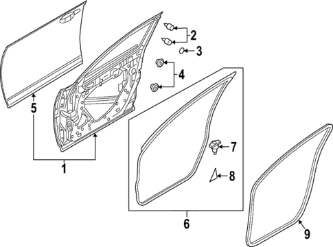 Door & Components for 2023 Mazda MX-30 EV #2