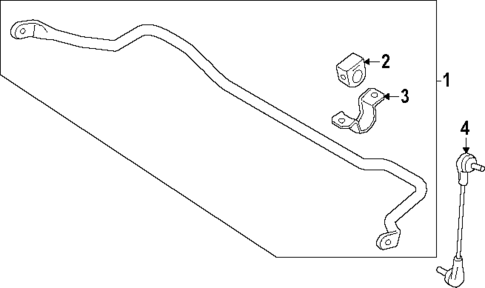 Stabilizer Bar & Components for 2025 Ford Ranger #0