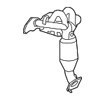 5L8Z5G232A - Exhaust: Manifold for Ford: Escape | Mercury: Mariner Image