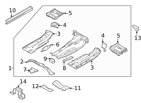 Floor & Rails for 2022 Porsche Macan #0
