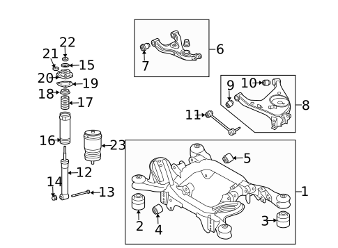 Rear Suspension for 2010 Land Rover Range Rover #0
