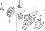 F32Z8509A - Cooling System: Pulley for Ford Image