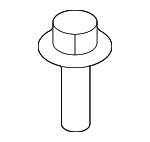 1125406257B - Body: Sight Shield Bolt for Genesis: Electrified GV70, G80, G90, GV70, GV80, GV80 Coupe | Hyundai: Genesis, Genesis Coupe, Santa Cruz, Santa Fe, Santa Fe Sport, Tucson, Veracruz Image