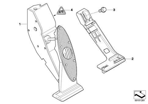 Accelerator Pedal Module for 2003 Mini Cooper S #0
