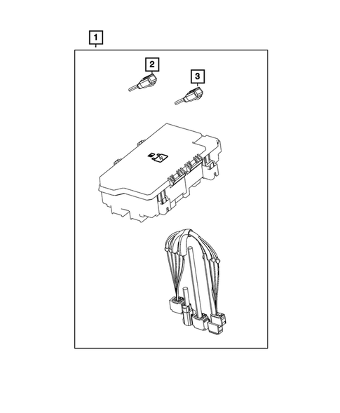 Power Distribution, Fuse Block, Junction Block, Relays and Fuses for 2021 Ram 3500 #11