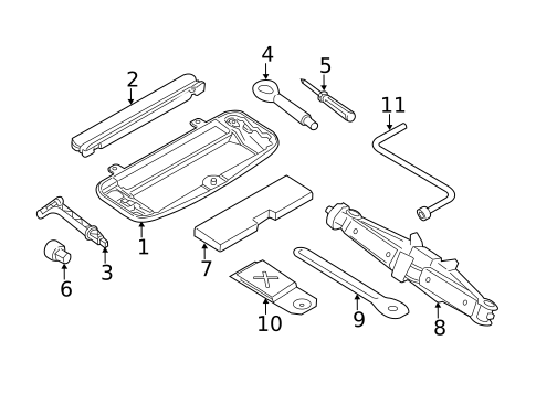 Jack & Components for 2013 BMW 550i #0
