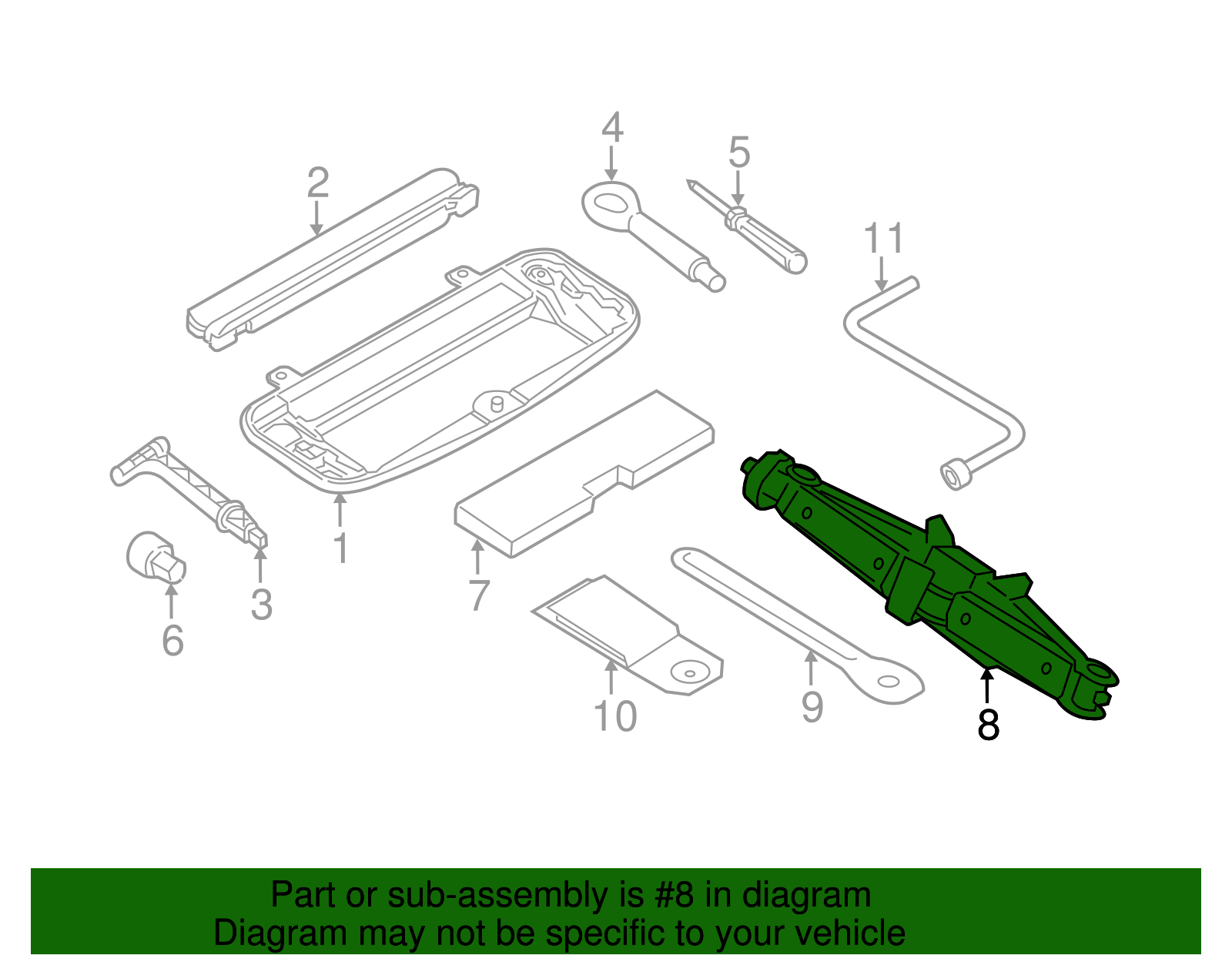 Jack Assembly - BMW (71-12-6-799-169)