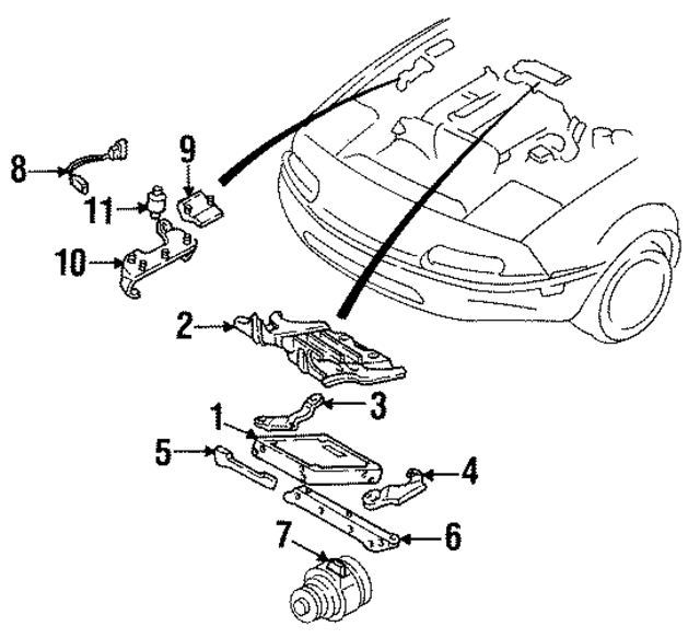 B61P18230A - : Engine Crankshaft Position Sensor for Mazda Image