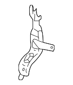 5816065D10 - : Air Cleaner Assembly Stay for Suzuki Image