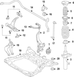 32209901 - Suspension: Engine Cradle Front Bushing for Volvo Image