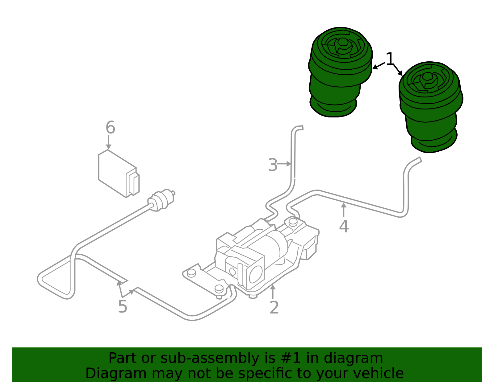 Schokdempers 1 Pc Achter Links/Rechts Pneumatische Luchtvering Lente Voor Bmw X5 F15 X6 F16 W/Voor Adaptief Voor Drive 2014-2019 37126795013 37126795014 Schokdemper(Rear Left