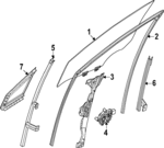 802157BA0A - : Sash Channel for Nissan: Murano Image