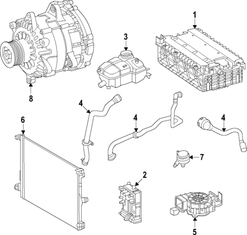Cooling System for 2025 Mercedes-Benz CLA35 AMG #0