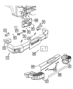 1ML22JRPAA - : Fascia Applique for Mopar Image