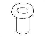 991555803001E0 - Body: Door Sill Plate Grommet for Porsche Image
