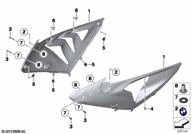 51148164924 - Frame and Mounting Parts: Badge - D=58mm for BMW-Motorrad Image