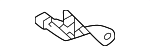 2560981000 - Engine: Rear Duct Bracket for Mercedes-Benz Image