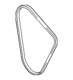 2521226021 - Cooling System: Alternator Belt for Hyundai: Accent Image