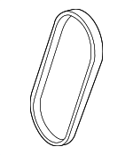 5723129100 - Cooling System: Power Steering Belt for Hyundai: Accent, Elantra, Sonata, Tiburon Image