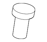 LR019924 - Body: Windshield Pillar Trim Nut for Land Rover: Range Rover Image