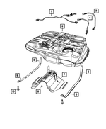 4766515AD - : Fuel Tank Strap for Dodge: Journey Image
