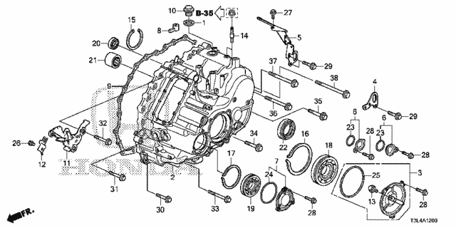 AT Transmission Case (6AT) for 2016 Honda Accord #0