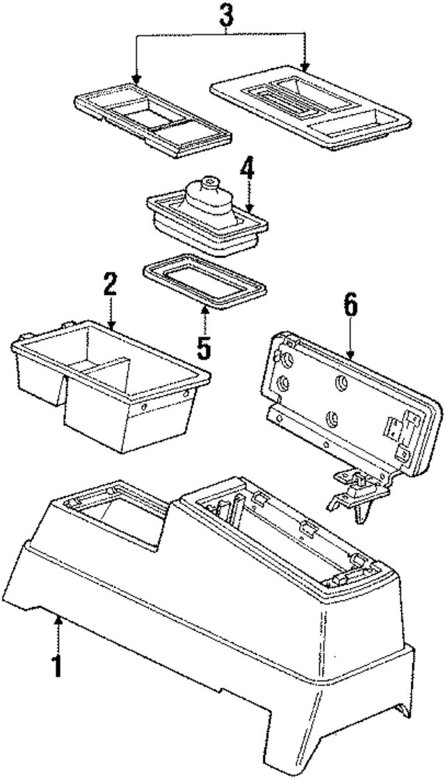 14019618 - Body: Console Housing for GM Image