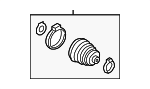 68173891AA - Suspension: Outer Boot for Mopar Image