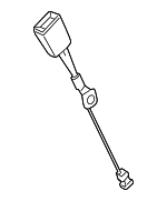 99180318407 - Body: Seat Belt Receptacle for Porsche Image