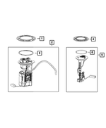 68084384AD - : Fuel Pump/Level Unit Module Kit, Primary for Jeep: Cherokee Image