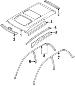 53600AC401 - Body: Roof Panel for Subaru: Legacy Image