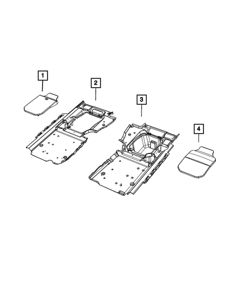 Carpets, Floor Mats, Load Floor, and Silencers for 2023 Dodge Durango #4