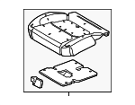 BB5Z78632A22D - Body: Seat Cushion Pad for Ford: Explorer Image