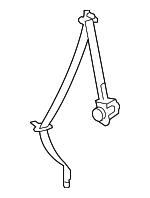 7337035260C0 - Electrical: Belt &amp; Retractor for Toyota: FJ Cruiser Image