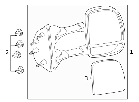 Mirrors for 2023 Ford E-350 Super Duty #0