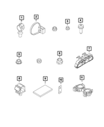 68132491AA - Electrical: Cable Clip for Mopar Image